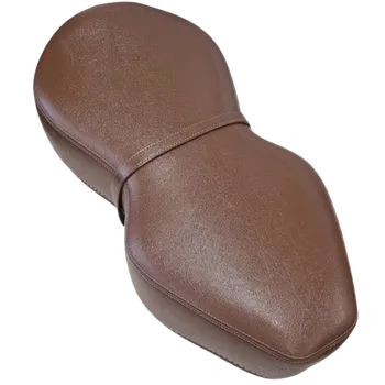 Sedadlo Sedadlo - Kývačka typ kytara - ČESKÁ VÝROBA, tmavě hnědá, obšívané, nýtované