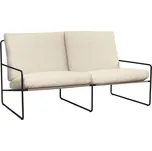 Ferm Living Outdorová sofa Desert 2-Seater, black/off-white