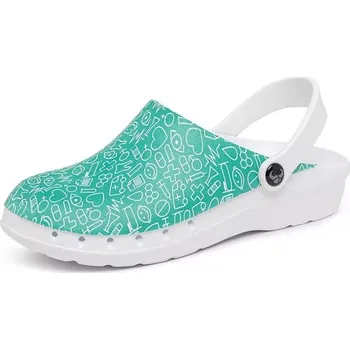 Pracovní obuv Pantofle Suecos Oden+ Syster Bílá/Potisk 40