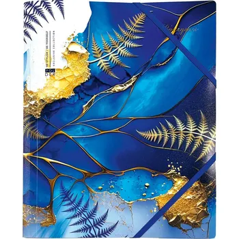 Obálka Obálka plastová s gumou A4 MARBLE