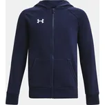 Chlapecká mikina UNDER ARMOUR RIVAL FLEECE FZ HOODIE 1379794-410 MODRÁ S