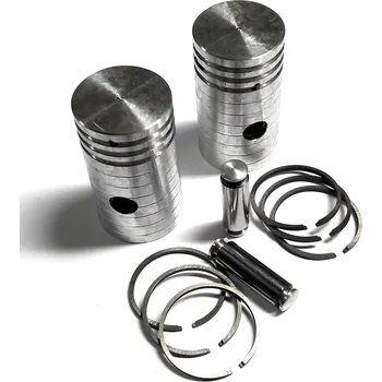 Píst motoru Pístní sada Manet 90 - (dvoupístový) Pístní sada Manet: 33,25 - V. výbrus