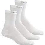 Běžecké ponožky CRAFT CORE Dry High - 5 párů - bílá Velikost textilu: 43-45