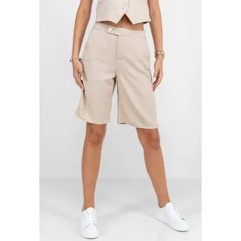Dámské kraťasy Only dámské lněné kraťasy Caro béžové Velikost: S