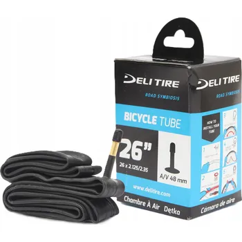 Duše na kolo Duše na kolo DELI TIRE 26x2.125/2.35 AV48 BOX