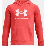 Chlapecká mikina UNDER ARMOUR RIVAL FLEECE BL HOODIE 1379791-690 ČERVENÁ L