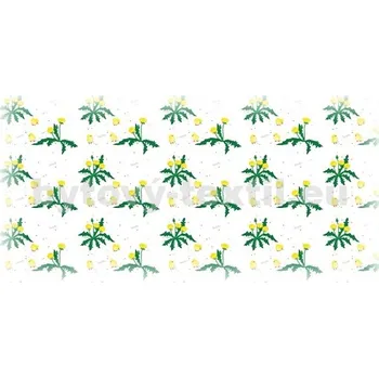 ubrus Velikonoční ubrus pampelišky a kuřátka - čtverec 90 x 90 cm