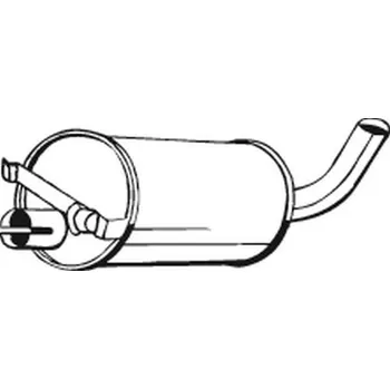 Výfukový systém Střední tlumič výfuku BOSAL 235-909