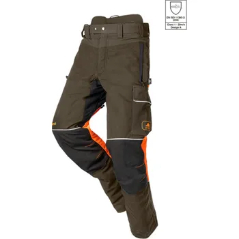 Protipořezové kalhoty SIP PROTECTION 1SRL SAMOURAI REGULAR - 82 cm - šedá 3XL