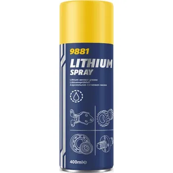 Mannol Lithium spray 9881 - 0,4l (Lithiové mazivo ve spreji)
