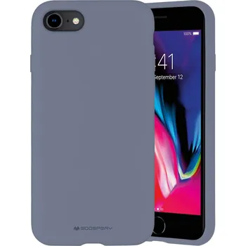 Pouzdro na mobilní telefon Mercury Ochranný kryt pro iPhone 7 / 8 / SE (2020/2022) - Mercury, Silicone Lavender Gray