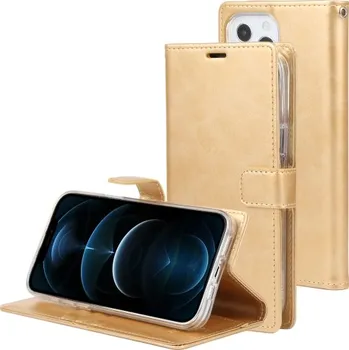 Pouzdro na mobilní telefon Mercury Ochranné pouzdro pro iPhone 13 Pro - Mercury, Bluemoon Diary Gold