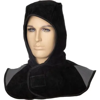 Příslušenství ke svářečce Svářecí kapuce ohnivzdorná z černé hovězí kůže Weldas Velikost: XL 23-6630XL