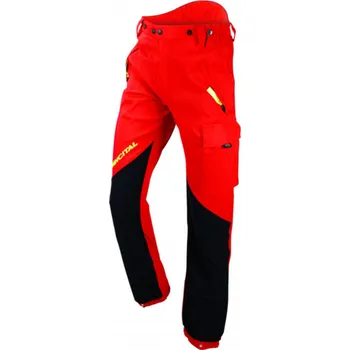 Pánské kalhoty Arboristické kalhoty FRANCITAL MONTVERT - červená 2XL