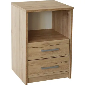 Noční stolek Lermo Dvouzásuvkový noční stolek 6 Dekor: Sherwood