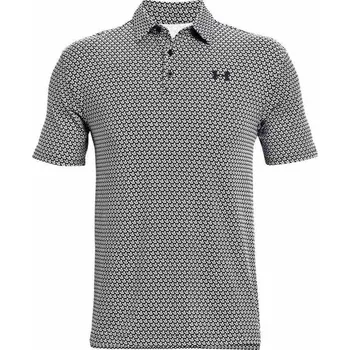 Pánské tričko Under Armour Playoff 2.0 pánské polo, černo/bílé pánské, S