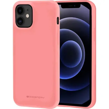 Mercury Ochranný kryt pro iPhone 12 / 12 Pro - Mercury, Soft Feeling Pink