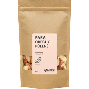 NATIOS Para ořechy, Půlená jádra, 500 g