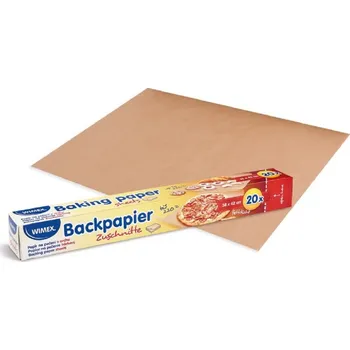 Pečicí papír Wimex Papír na pečení hnědý 38 cm x 42 cm, 20 ks