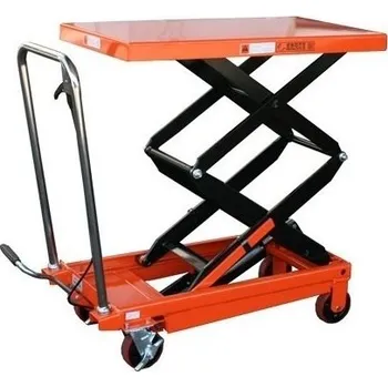 Nůžkový pojezdový zvedací stůl SPS350x • MANUÁLNÍ | nosnost 350 kg, zdvih do 1 300 mm