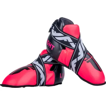 Chránič holeně pro bojový sport Fighter Chrániče nohou - černá/růžová, JE1455-WRD-0207 XS