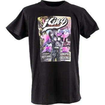 Tréninkové triko King Pro Boxing - černá, KPB TS COMIC 01 M