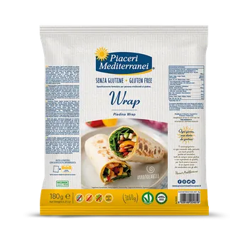 Pečivo Piaceri Mediterranei bezlepkový WRAP 180g (3ks)