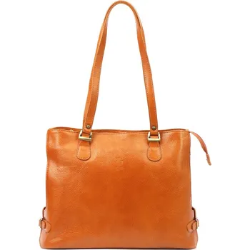 Kabelka FLORENCE Dámská kožená kabelka PARIS camel