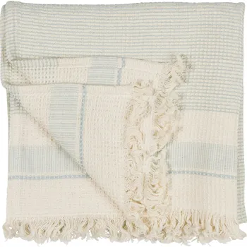 Ručník Ib Laursen Bavlněný ručník Hammam Light Blue 50 × 100 cm