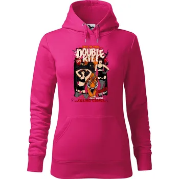 Pánská mikina Dámská mikina Double kill Velikost (žena): M, Vyberte barvu: Purpurová
