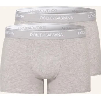 Pánská móda Dolce & Gabbana Pánské Boxerky, 2 Kusy V Balení, šedá, 46
