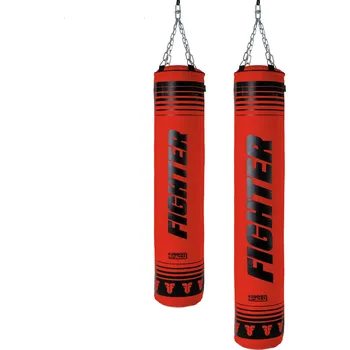 Boxovací pytel Fighter boxerský pytel XTR 150 a 180cm - červená/černá 150 cm