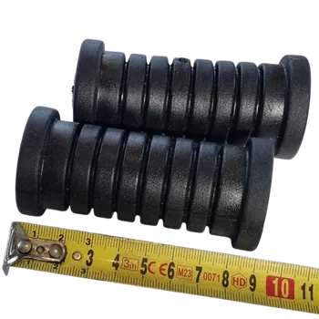 Pryž Guma na přední stupačku MZ s kroužkovaným vzorem - 90 mm