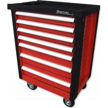 Sherman Dílenská skříň na nářadí 6/7 - červená