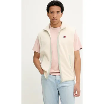 Pánská bunda Vesta Tommy Jeans DM0DM21908 béžová 08X, vel. XXL