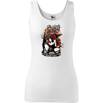 Dámské tílko s potiskem Wicked Velikost: XS, Barva: Bílá