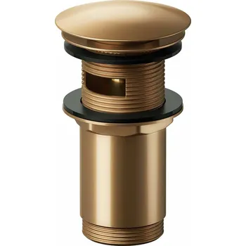 Sifon CERSANIT 3D Výpust umyvadlová Cersanit celokovová měďená CLICK‑CLACK automatická univerzální, S951‑846 S951-846