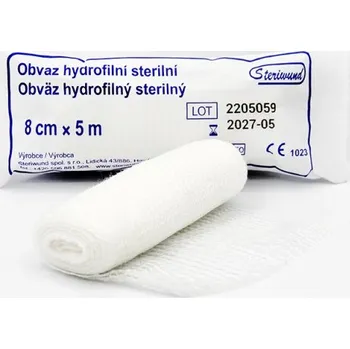 STERIWUND Obvaz 12cmx5m sterilní, hydrofilní