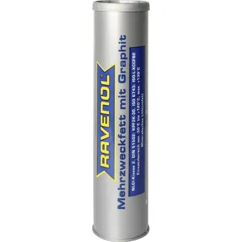 RAVENOL Mehrzweckfett mit Graphit 0,4kg = 400 g Kartusche (VE 24 Stüc
