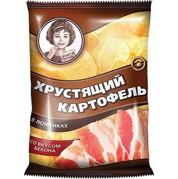 Chips Chipsy se slaninou 160g Křupavé brambory