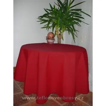 ubrus Tmavě červený ubrus TCL-7 - obdélník 120 x 140 cm