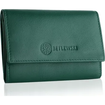 Betlewski dámská peněženka z přírodní kůže zelená
