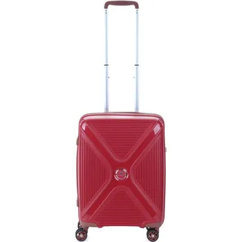 Malý kabinový skořepinový kufr na kolečkách TSA 40l Snowball A84803 červená