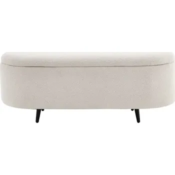 Křeslo Pokojová lavice s ÚP VOQUE 110 CM krémově bílá colin bouclé