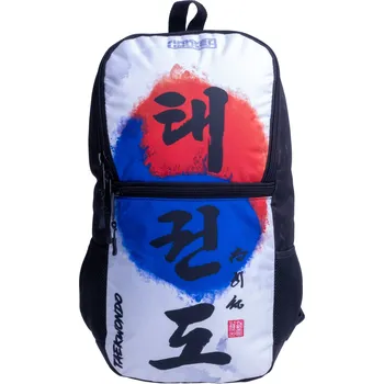 Sportovní batoh Fighter batoh S - Taekwon Do Taegeuk - bílá/logo, SBFS-TD-TG S