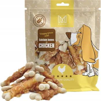 Pamlsek pro psa Vápenná kostka s kuřetem Mersjo přírodní 500 g bez obilovin