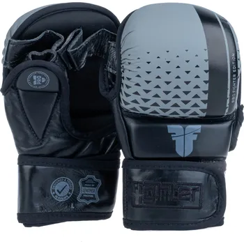 MMA rukavice Fighter MMA rukavice Pro - černá/šedá, FMGL-PRO-002 S