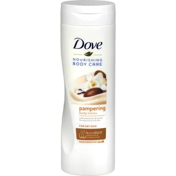 Tělové mléko Dove Purely Pampering Bambucké máslo a vanilka tělové mléko 400 ml