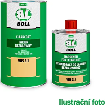 Autodílna BOLL Bezbarvý lak VHS 2:1 1000ml, 001664