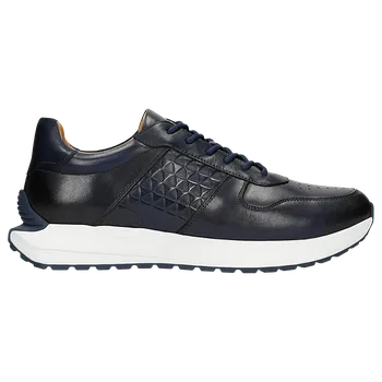 Pánské polobotky Modré Pánské Sneakersy Na Bílé Podrážce Wojas 1023056 41